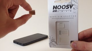 ADAPTATEUR NANO SIM  MICRO SIM  SIM POUR IPHONE [upl. by Razaile]