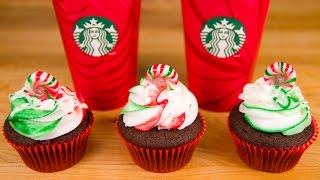 Starbucks Peppermint Mocha Cupcakes from Cookies Cupcakes and Cardio [upl. by Ledniahs]