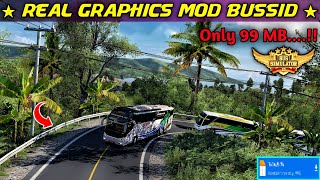 Mod Bussid 371  New Ets2 Real Graphics Mod For Bus Simulator Indonesia।Bussid Mod Map।Bussid [upl. by Lemej343]