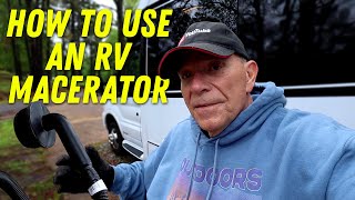 How To Use an RV Macerator  5 Easy Steps [upl. by Levin148]