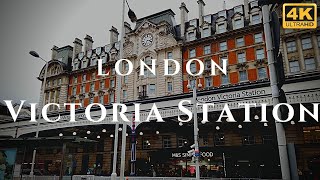 London Victoria Station Walk Through England 4K [upl. by Okin726]