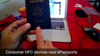 Consumer NFC devices read ePassports [upl. by Francene]