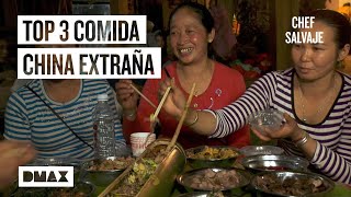 Top 3 recetas extrañas de comida tradicional china  Chef Salvaje [upl. by Rusticus]