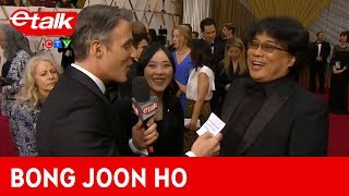 Bong Joon Ho impressed by Ben Mulroneys Korean at the Oscars [upl. by Donegan]