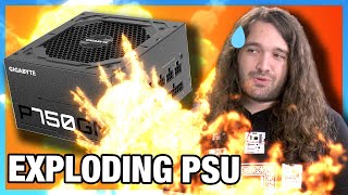 Exploding Power Supplies Gigabyte amp Newegg Dumping Unsellable Product [upl. by Phylys375]