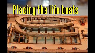 Santisima Trinidad  part 50 Placing The Life Boats On The Deck [upl. by Piero]