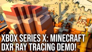 Minecraft DXR on Xbox Series X NextGen Ray Tracing Analysis [upl. by Nauh]