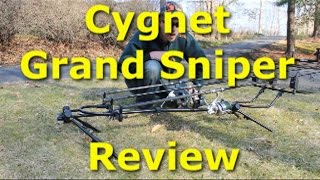 Cygnet Grand Sniper DL Rod Pod Review  Best fishing rod holder ever [upl. by Nesahc]