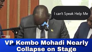 Breaking 😳 Kembo Mohadi Nearly Collapse on Stage [upl. by Enialedam]