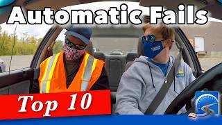 Top 10 Reasons for an Automatic Fail on a Driving Test [upl. by Ycinuq]