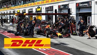 DHL Fastest Pit Stop Award New F1 Pit Stop World Record Red Bull RacingMax Verstappen [upl. by Frey]