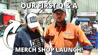 Our First QampA  Merch Shop Launch [upl. by Arden]