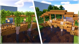 Minecraft 3 Simple Medieval Bridge Build Ideas and Designs [upl. by Eliades]