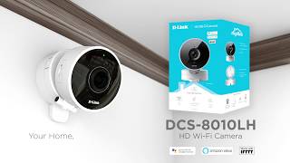 mydlink HD WiFi Camera DCS8010LH [upl. by Leinahtan]