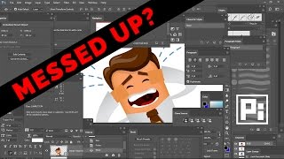 Photoshop Toolbar Missing  How to Reset Tools and Workspace in Photoshop [upl. by Thorlay]