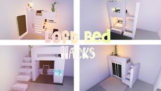 Loft Bed Hacks 🛌  Roblox Adopt Me [upl. by Enilecram]