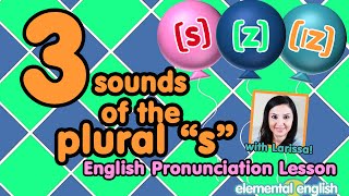 3 Sounds of the Plural quotsquot in English s z or ɪz [upl. by Cohleen]