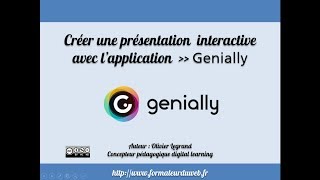 Créer une présentation interactive avec Genially [upl. by Macguiness]