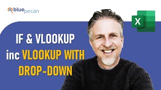 IF and VLOOKUP Nested Function  VLOOKUP with a Dropdown  VLOOKUP with a Condition [upl. by Anirdua]