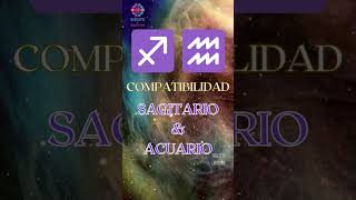 Signos Zodiacales COMPATIBILIDAD entre SAGITARIO y ACUARIO [upl. by Allin]