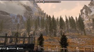 Skyfall Estate  Buildable Edition  Skyrim Special Edition House Mod [upl. by Sarine510]