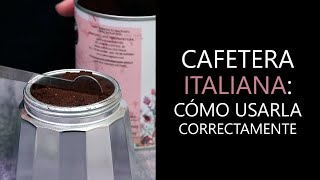 CÓMO USAR LA CAFETERA ITALIANA Guía básica para preparar café [upl. by Renba]