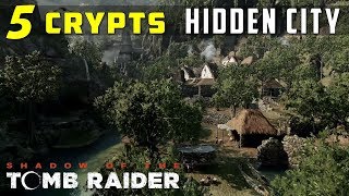 Crypts in Hidden City Sarcophagus Location  SHADOW OF THE TOMB RAIDER [upl. by Kylander]