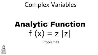 3 Analytic Function  Problem1  Complete Concept [upl. by Gray]