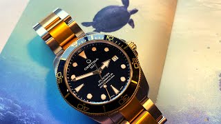 Certina DS Action Diver 2021 The Brand New Smaller Size Gold amp Steel Version [upl. by Aihsekan]