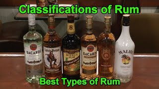 Classifications of Rum Best Types of Rum Difference Between Rums [upl. by Ybba204]