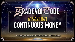 Grabovoi Codes for CONTINUOUS Flow of Money  Grabovoi Sleep Meditation with Grabovoi Numbers [upl. by Nastassia]