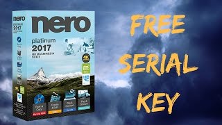 Nero 2017 Platinum  Serial key [upl. by Glassco577]