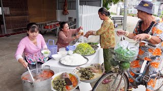 Bữa Ăn Sáng Miền Quê với món Bún Riêu Ốc Giò Heo vô cùng hấp dẫn ai cũng thích  HQ 1311 [upl. by Corsetti443]