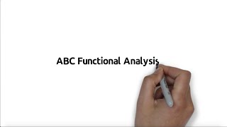 ABC Functional Analysis  A CBT Technique [upl. by Lrigybab988]