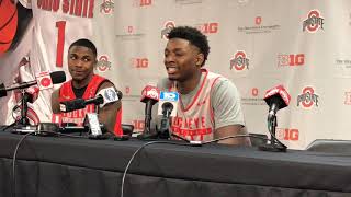 Ohio State basketball Jae’Sean Tate reflects on team success in his senior year [upl. by Herbst640]