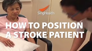 How To Position A Stroke Patient [upl. by Lancey661]