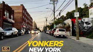 Driving Downtown Yonkers New York 4K [upl. by Idas]