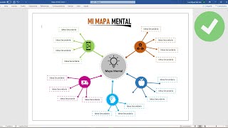 Mapa mental en Word [upl. by Brieta]