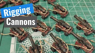 Santisima Trinidad  Part 37  Rigging the cannons [upl. by Ynnaj]