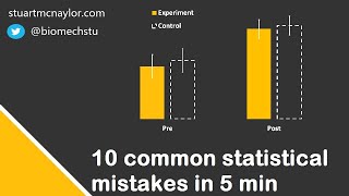 Ten Statistical Mistakes in 5 Min [upl. by Hanikahs831]