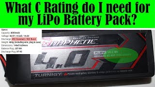 What is the C Rating of a LiPo Battery  RC LiPo Basics [upl. by Remas]