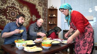 Life in Winter DAGESTAN Village Last embroidery masters Russia [upl. by Eelak941]