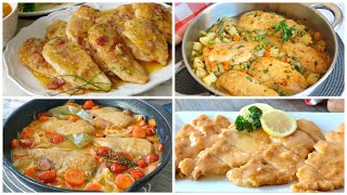 Pechugas de pollo en salsa 4 recetas diferentes [upl. by Gibert]