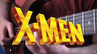 XMen The Animated Series Theme on Guitar [upl. by Eicul282]