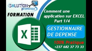 Excel 2019 Créer un gestionnaire de dépenses  Part 14 [upl. by Lazos]