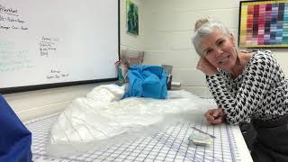 Hemming Beaded Gowns in Sewing Tips in Under a Minute w Tracy McElfresh [upl. by Sheree]