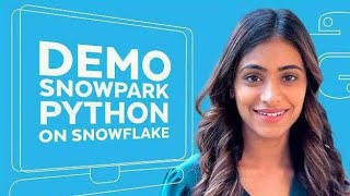 DEMO Python On Snowflake  Snowpark [upl. by Garrard]