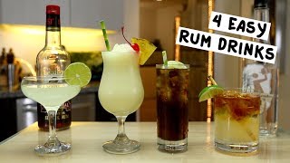 Four Easy Rum Drinks [upl. by Alleira29]