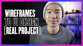 Real UX Project From Data Wireframes to UI Design Process [upl. by Ecinert728]