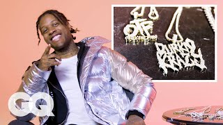 Lil Durk Shows Off His Insane Jewelry Collection  GQ [upl. by Rockie537]